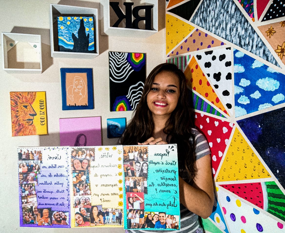 Meninas usam a arte como expressão em Boa Esperança do Sul