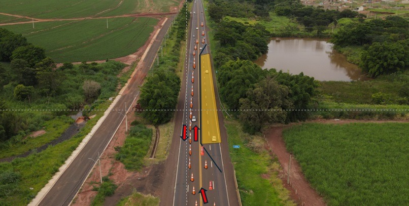 Rodovia SP-255 terá desvio temporário em Araraquara a partir desta terça; confira o trecho