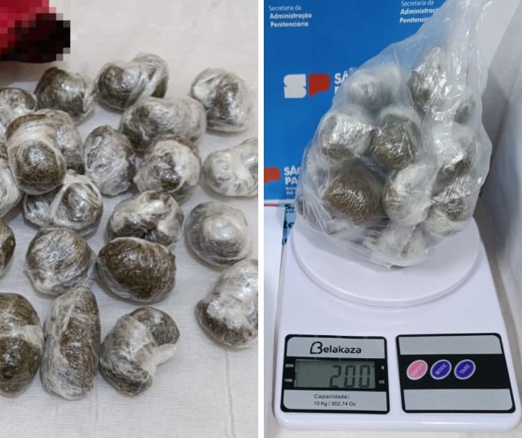 Avô é flagrado com drogas na Penitenciária de Araraquara