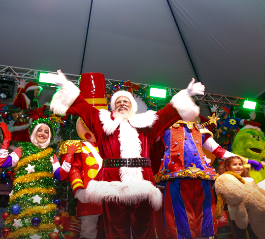 Papai Noel chega ao Shopping Jaraguá em Araraquara; confira a programação