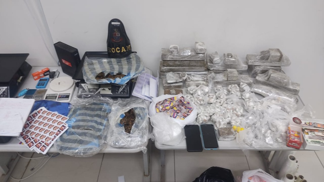 Rocam descobre “casa bomba” e dupla acaba detida no Jardim Santa Júlia