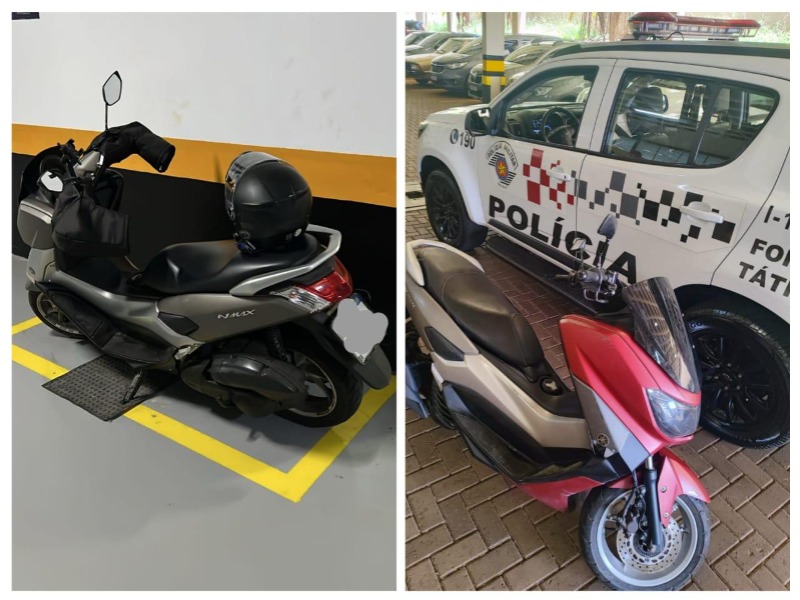 Homem é detido pela Força Tática com moto dublê no Jardim Adalberto Roxo