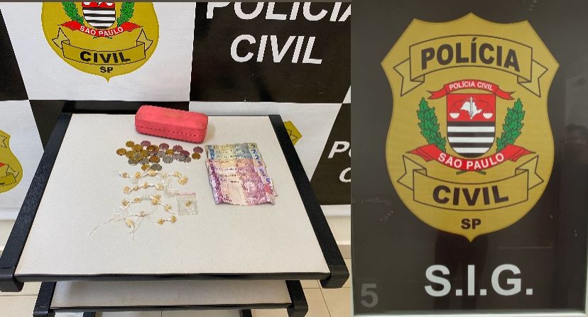 Traficante é preso pelo SIG da CPJ com pedras de crack e dinheiro no Jardim das Estações
