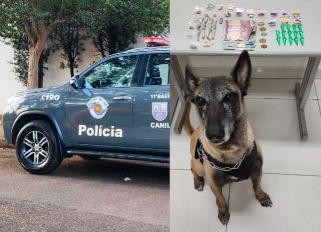 Dupla é presa com cocaína, maconha, crack e dinheiro no Jardim São Rafael