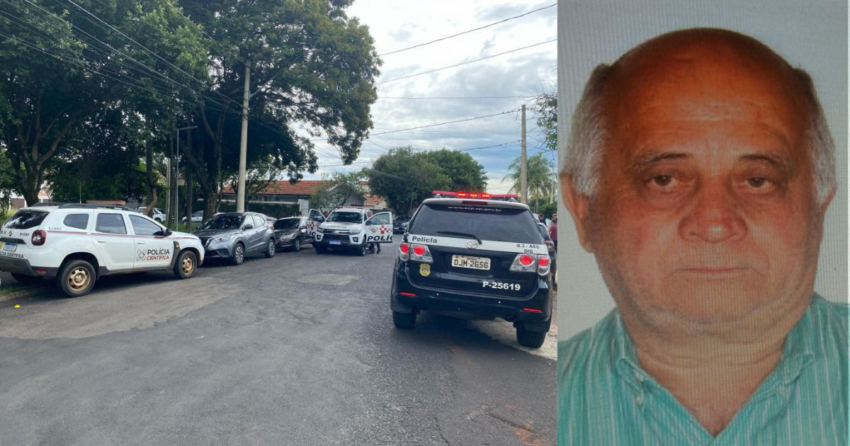 Idoso assassinado no quintal de casa é identificado em Araraquara