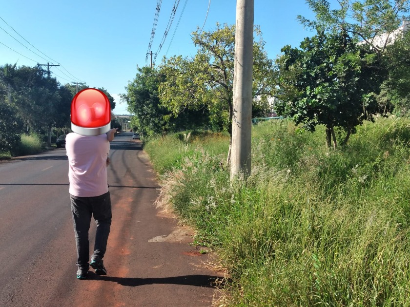 Mato alto invade calçada e mãe quase é atropelada em Araraquara: ‘um perigo’