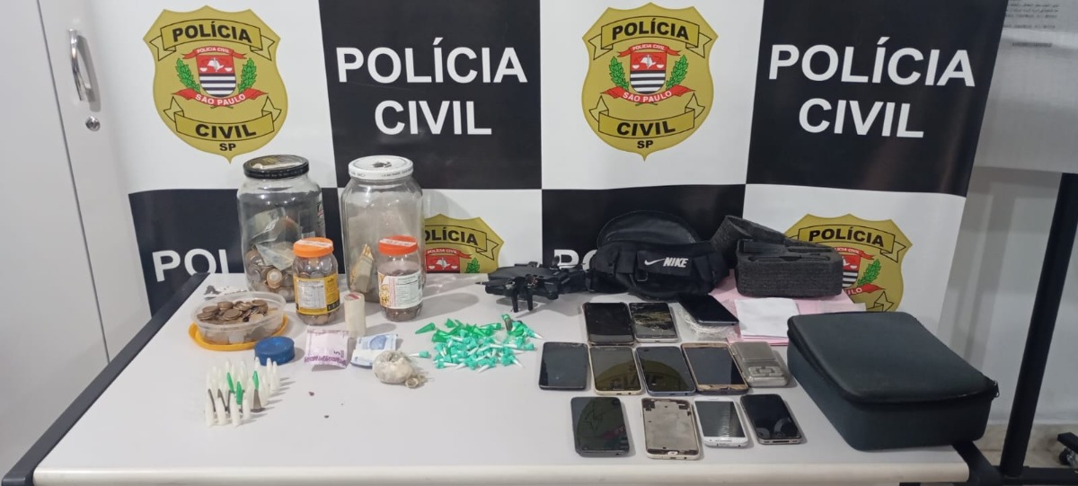 Operação Policial apreende grande quantidade de drogas e prende três em Santa Lúcia