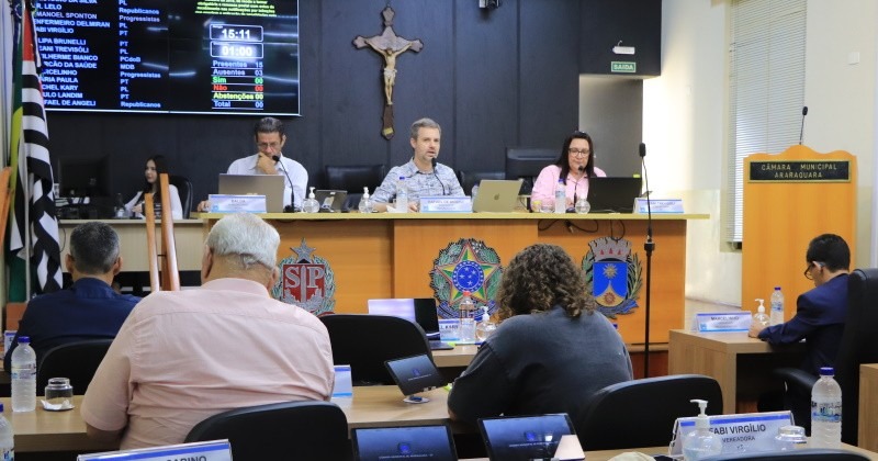 Câmara de Araraquara aprova R$ 15 milhões em créditos para obras, assistência social e cultura