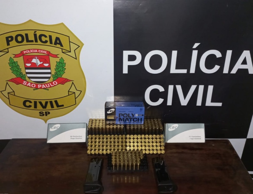 Homem acusado de homicídio é preso pelo SIG da CPJ com mais de 200 munições no Santa Angelina