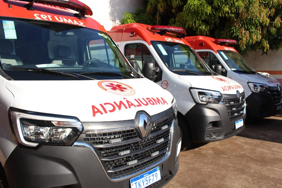 Cinco novas ambulâncias do SAMU começam a operar em Araraquara