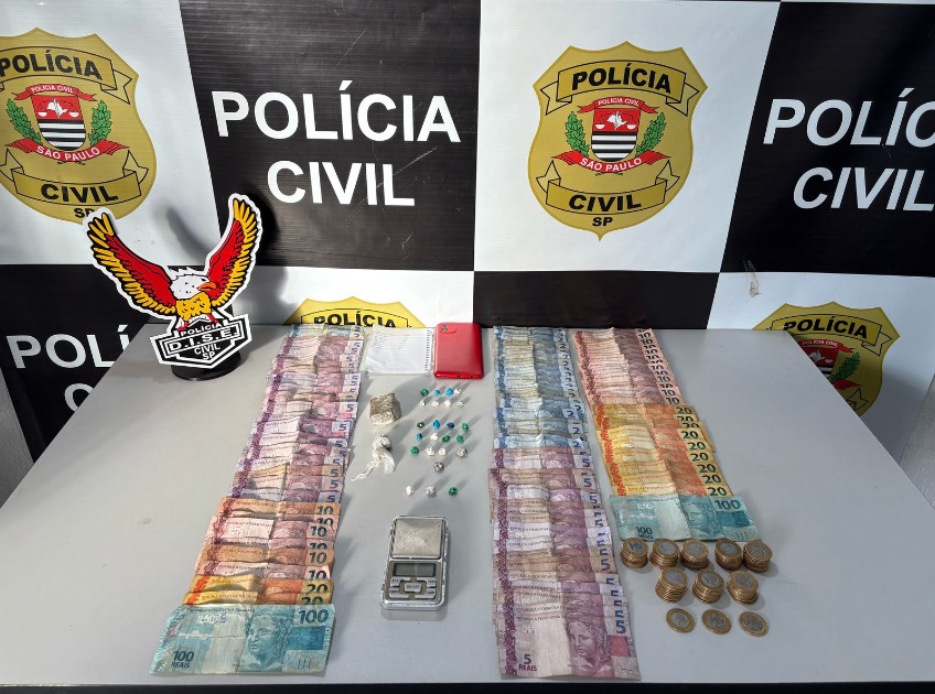 DISE apreende drogas em residência e prende casal do tráfico no Jardim Brasil