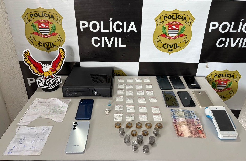DISE fecha ponto de tráfico e prende mulher com drogas e dinheiro no Jardim América