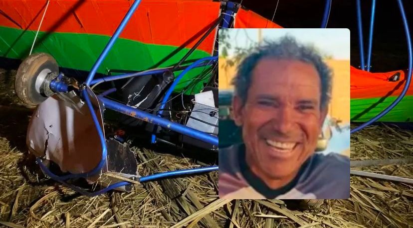 Corpo de piloto que caiu de avião ultraleve na zona rural de Araraquara será velado e sepultado em Jaboticabal
