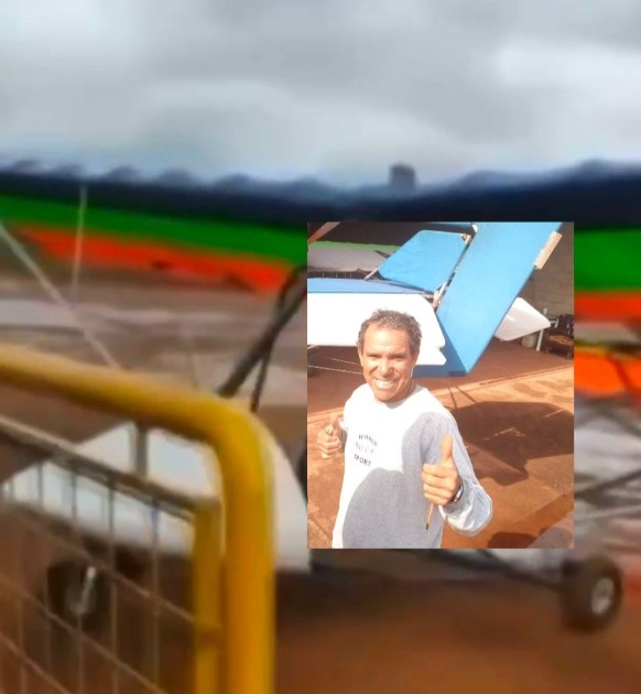 VÍDEO: Piloto de Jaboticabal grava vídeo para esposa antes de avião ultraleve cair em Araraquara