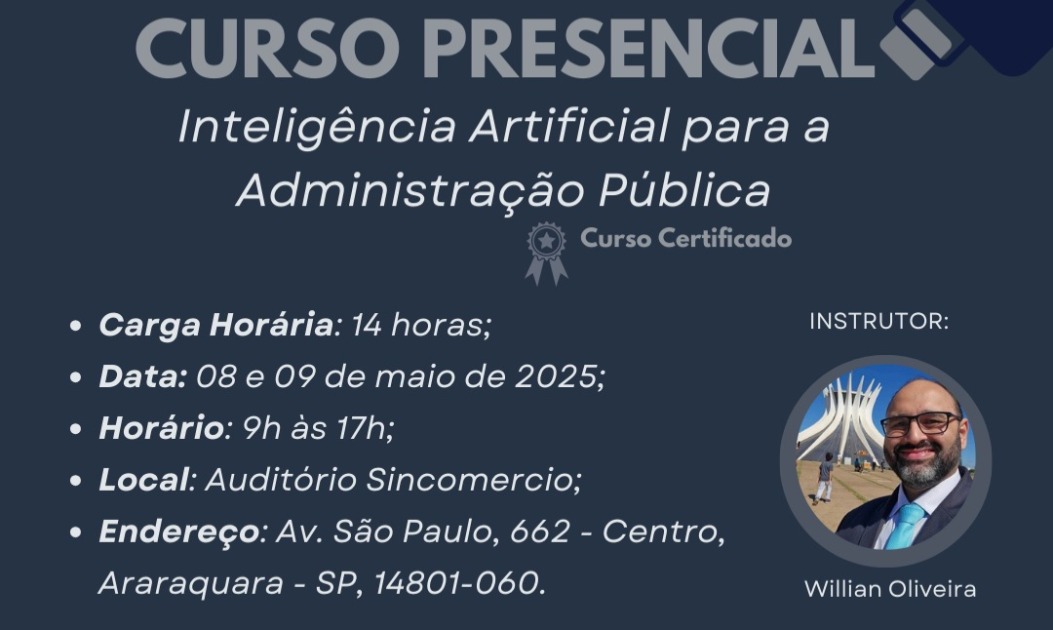 Curso capacita servidores públicos a usar ferramentas de Inteligência Artificial