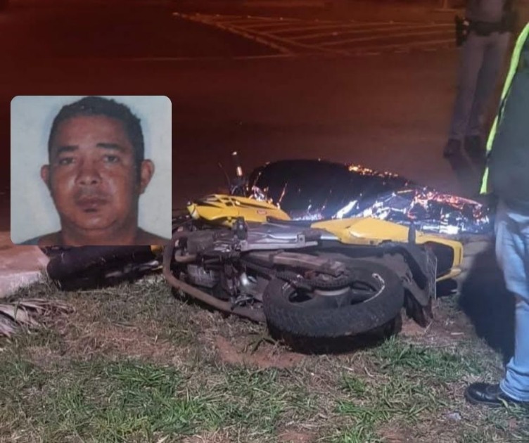 Motociclista morre após cair violentamente em rotatória em Américo