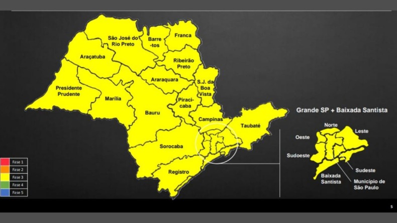 Região de Araraquara continua na fase amarela do Plano SP