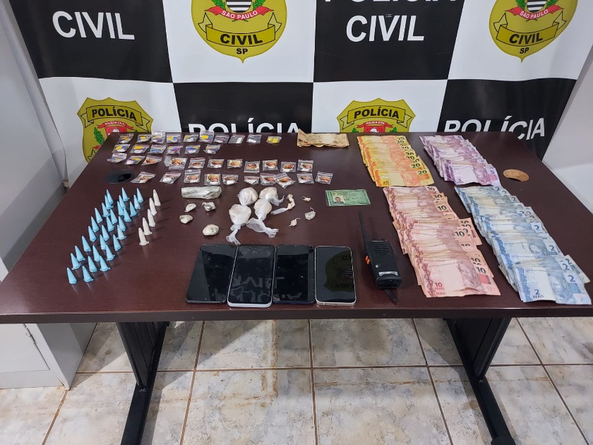 Operação da Polícia Civil termina com seis presos e drogas apreendidas em Américo e Santa Lúcia