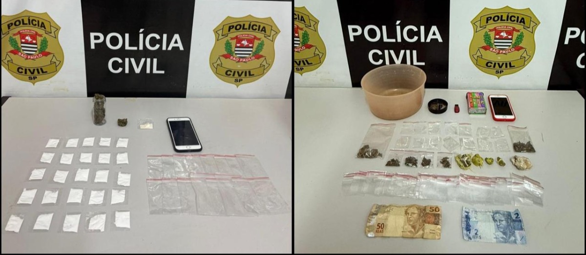 Polícia Civil prende dupla por tráfico e apreende drogas na Operação São João em Ibitinga
