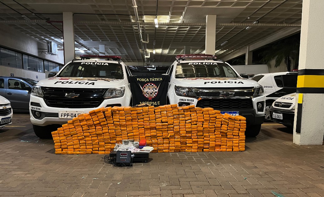 Traficante é preso pela Força Tática com quase meia tonelada de drogas no Jardim Iguatemi