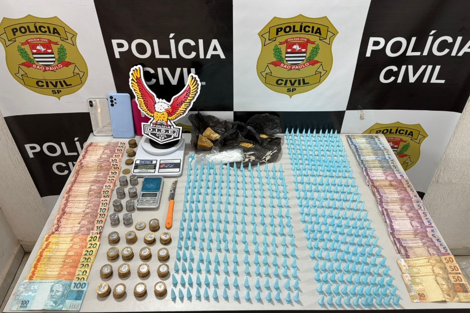 Casal suspeito de abastecer pontos de tráfico é preso pela DISE com drogas no Jardim América
