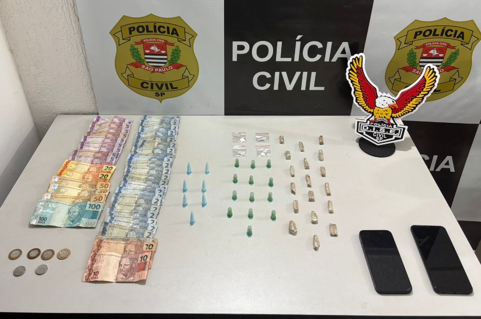 DISE prende esposa de coveiro por tráfico e adolescente é detido com drogas em residência no Jardim América