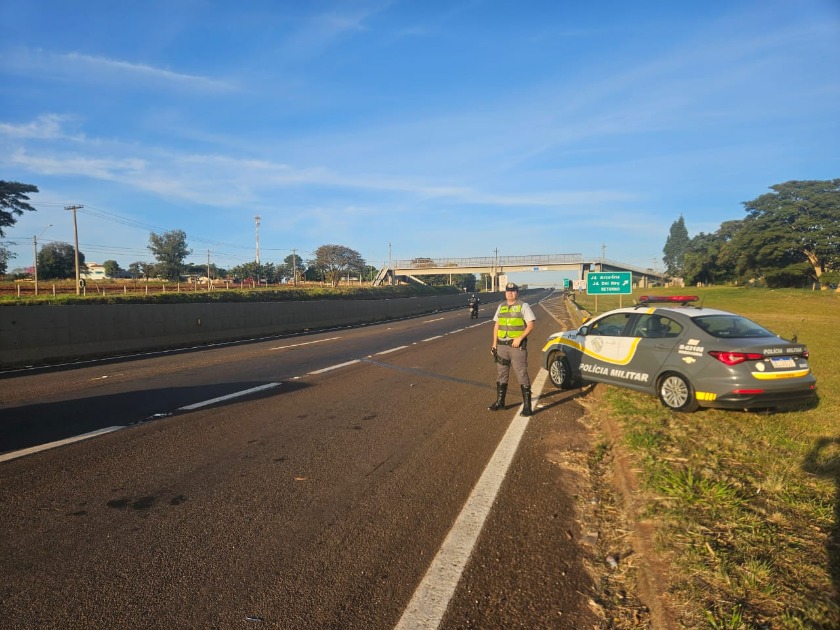 PMRV realiza fiscalização na SP-255 para coibir manobras perigosas com motos em Araraquara e região