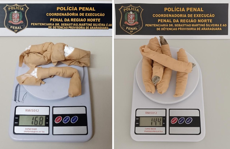 Duas mulheres são presas após tentar entregar “jumbo” com drogas na Penitenciária de Araraquara
