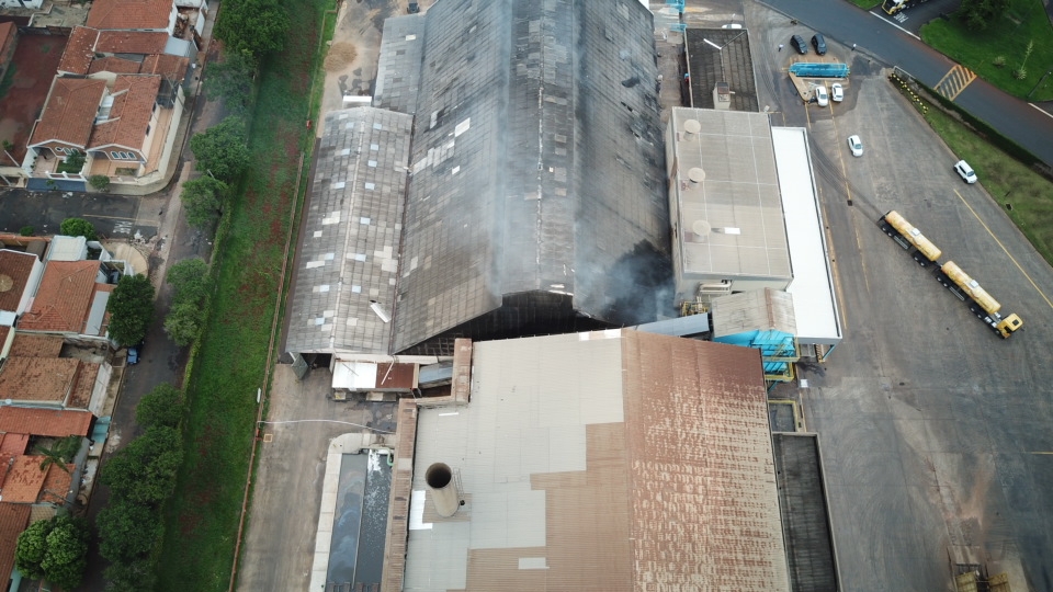 Princípio de incêndio em fábrica da Cutrale assusta moradores