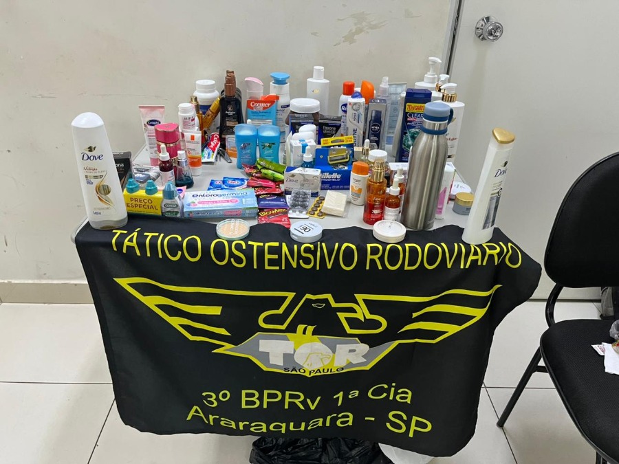 TOR prende grupo venezuelano com cerca de 100 itens furtados na SP-310 em Araraquara; polícia apura ligação com Jales