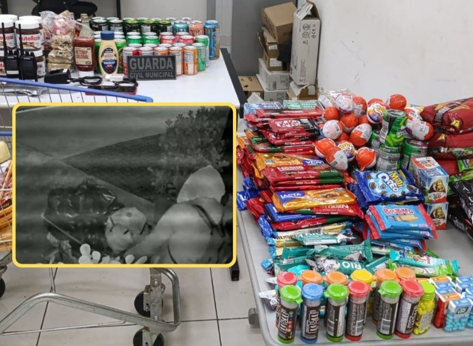GCM detém homem com carrinho cheio de produtos furtados em Araraquara