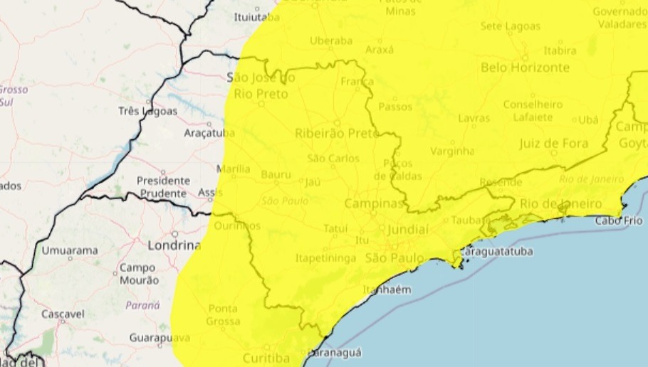 Araraquara pode ter queda de temperatura de até 5°C, alerta INMET; confira a previsão