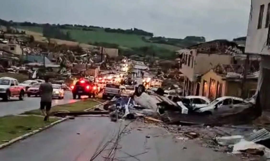 Paraná registrou três tornados com ventos de até 330 km/h, confirma Simepar