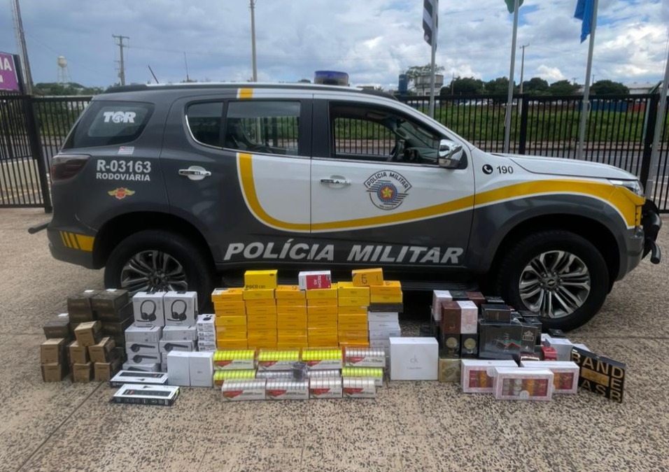 TOR prende dupla com R$ 90 mil de produtos irregulares em rodovia na região
