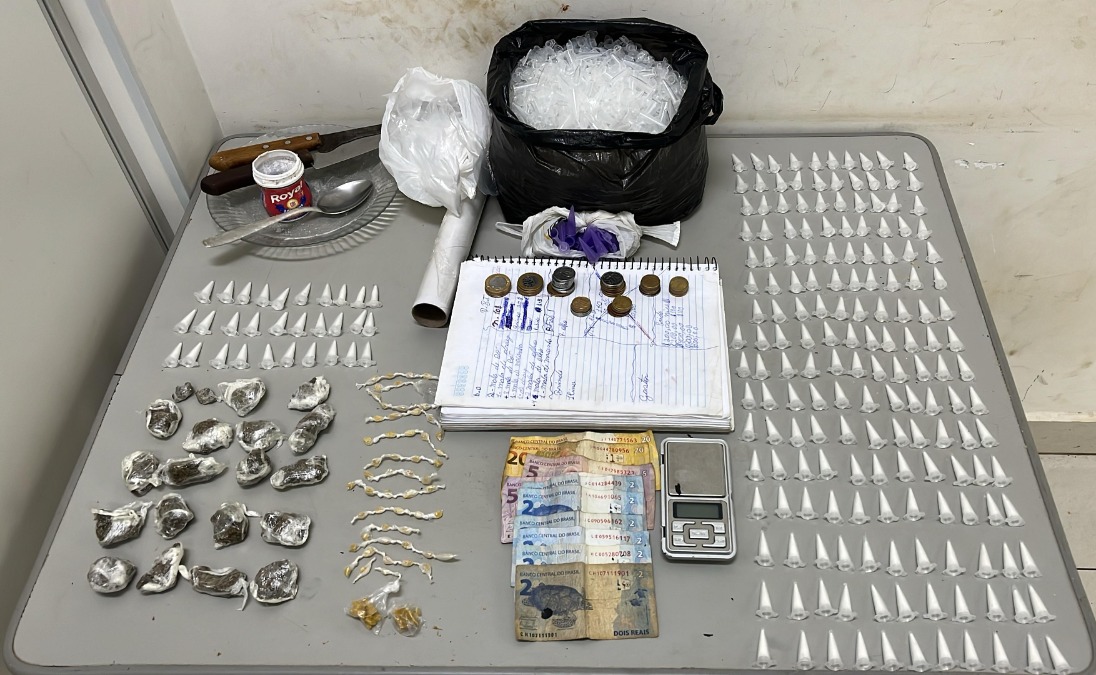 Adolescente é detido pela Força Tática com grande quantidade de drogas no Jardim Maria Luiza
