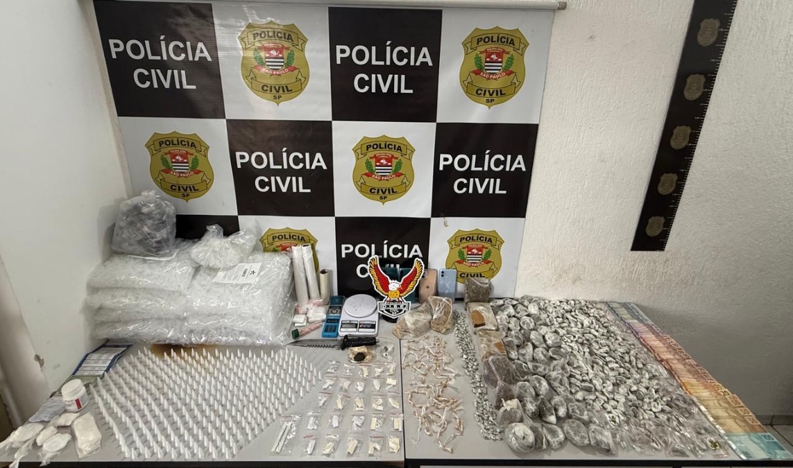 DISE estoura apartamento usado como “casa bomba” e apreende grande quantidade de drogas no Jardim São Rafael