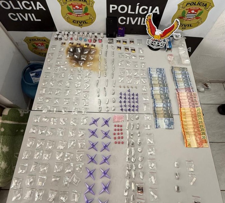DISE prende casal do tráfico com grande quantidade de drogas e dinheiro no Valle Verde