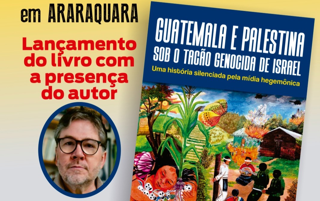 Sindicato dos Bancários lança livro pró-Palestina em Araraquara