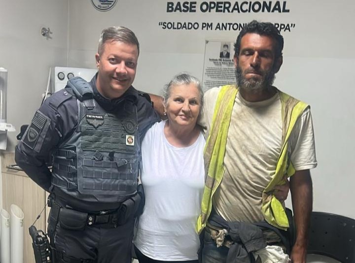 Sargento da Polícia Militar Rodoviária reencontra professor desaparecido há 5 anos e promove reencontro com a família em Araraquara