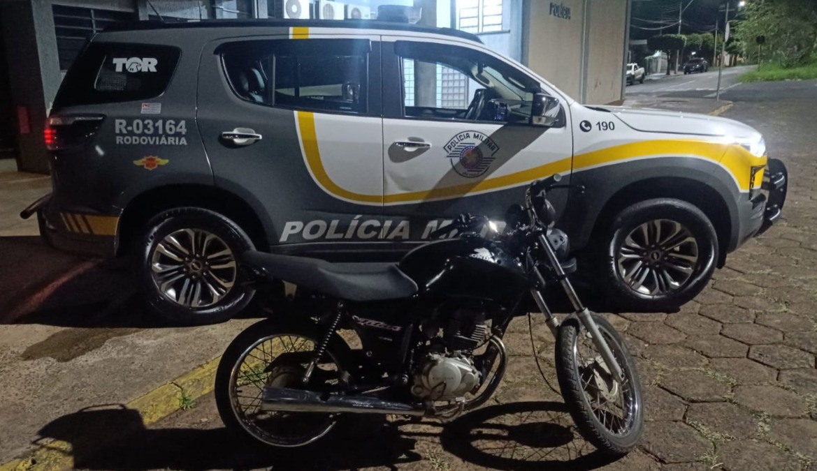 TOR flagra homem com moto adulterada na SP-326 em Matão