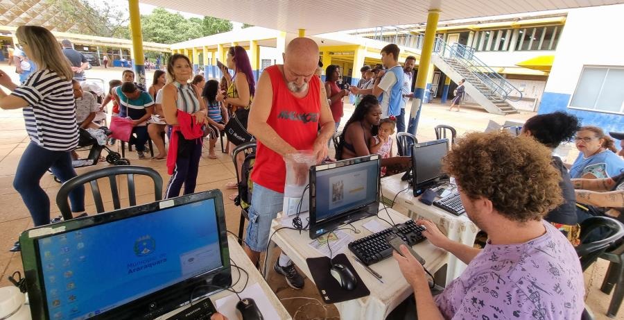 Mutirão da Prefeitura leva serviços gratuitos a moradores de bairro em Araraquara