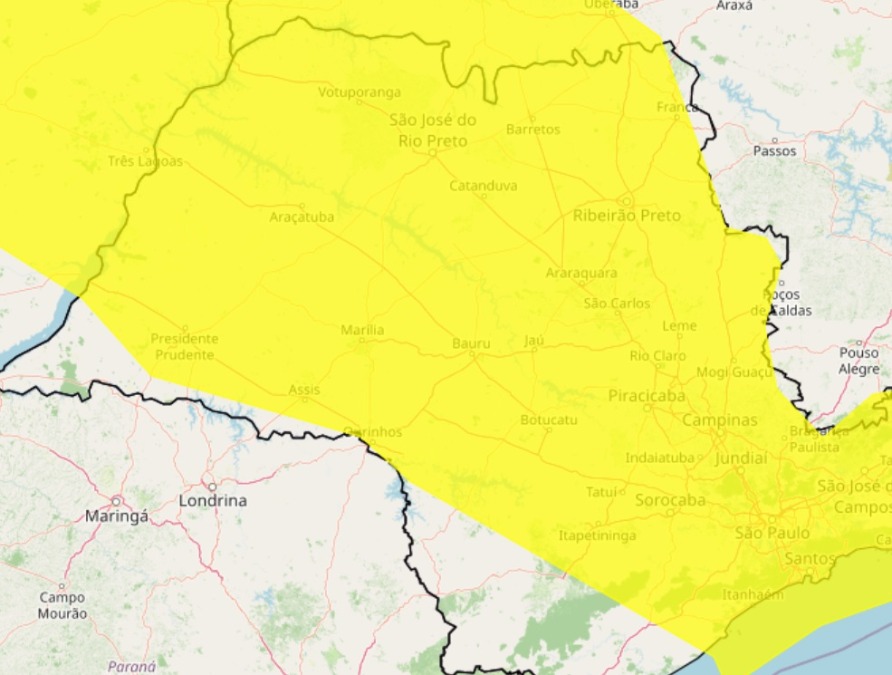 1ª onda de frio de 2026 derruba temperaturas em Araraquara e região neste fim de semana