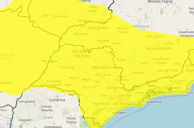 INMET mantém alerta de tempestade para Araraquara; veja o que esperar nas próximas horas