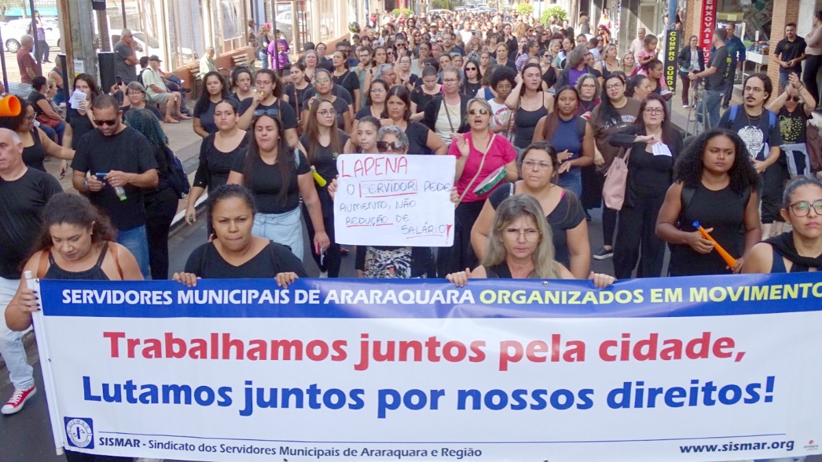 Prefeitura rejeita contraproposta do SISMAR; servidores podem iniciar greve em Araraquara