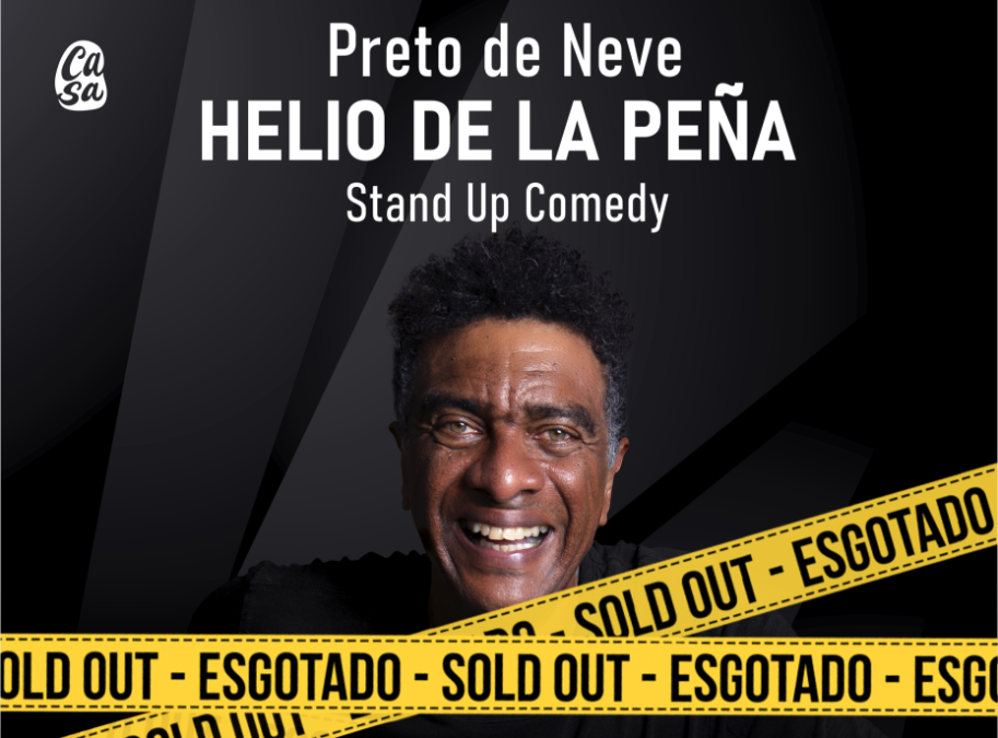 Helio de La Peña traz stand-up 'Preto de Neve' para Araraquara nesta quarta (02)