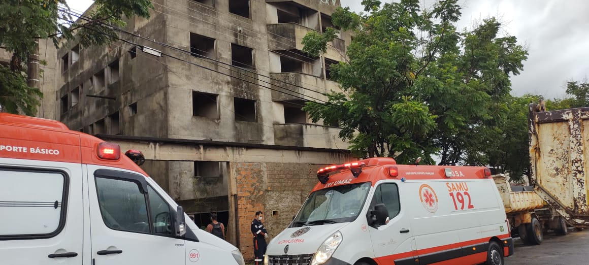 Homem é encontrado morto após cair de prédio próximo a Vaz Filho