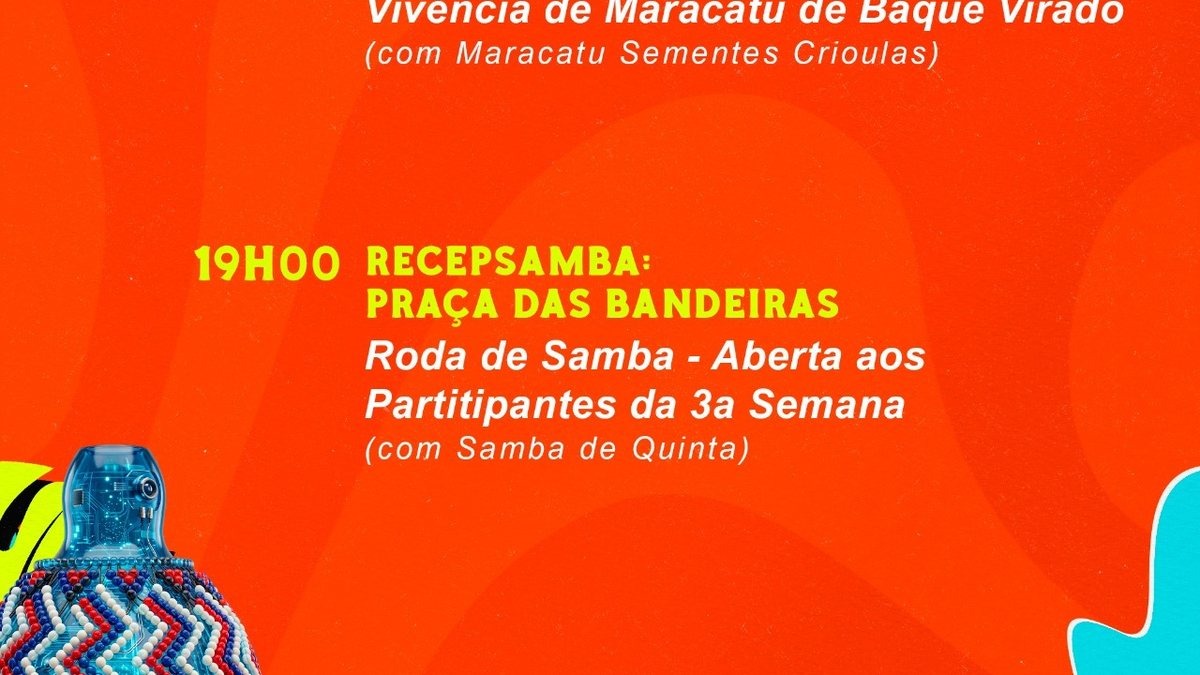 É hoje: Recepsamba leva roda de samba à Praça das Bandeiras