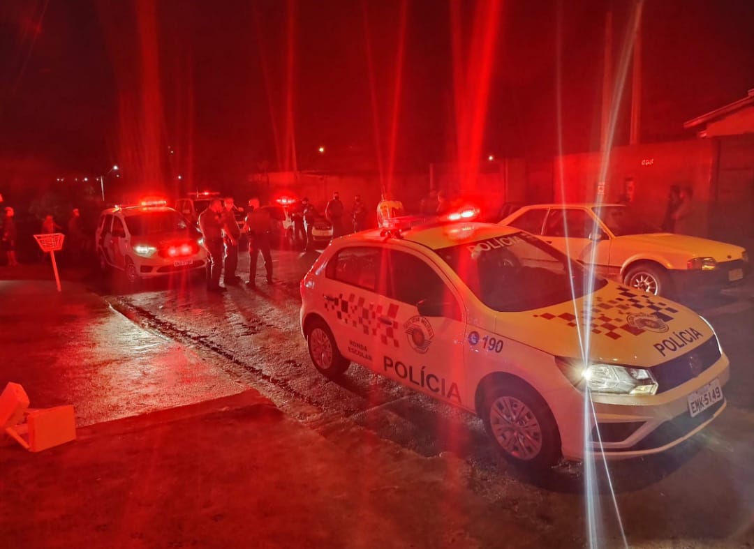 PM bota todo mundo para correr de festinha em área de lazer em Boa Esperança do Sul