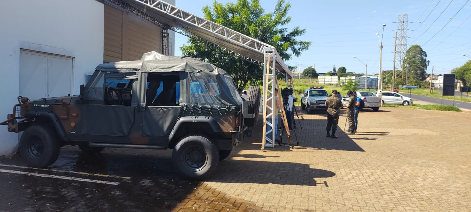 Homens do Exército estão nas ruas de Araraquara para ajudar no combate ao coronavírus
