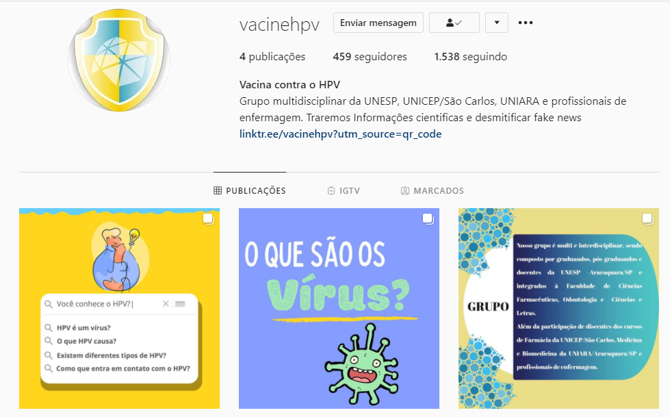 Grupo da Unesp usa as redes sociais para desmistificar o HPV e difundir a vacina